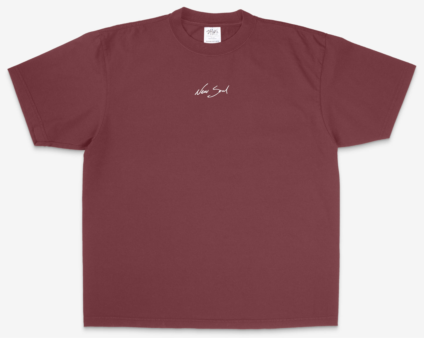 Clay t-shirt with a logo on a white background