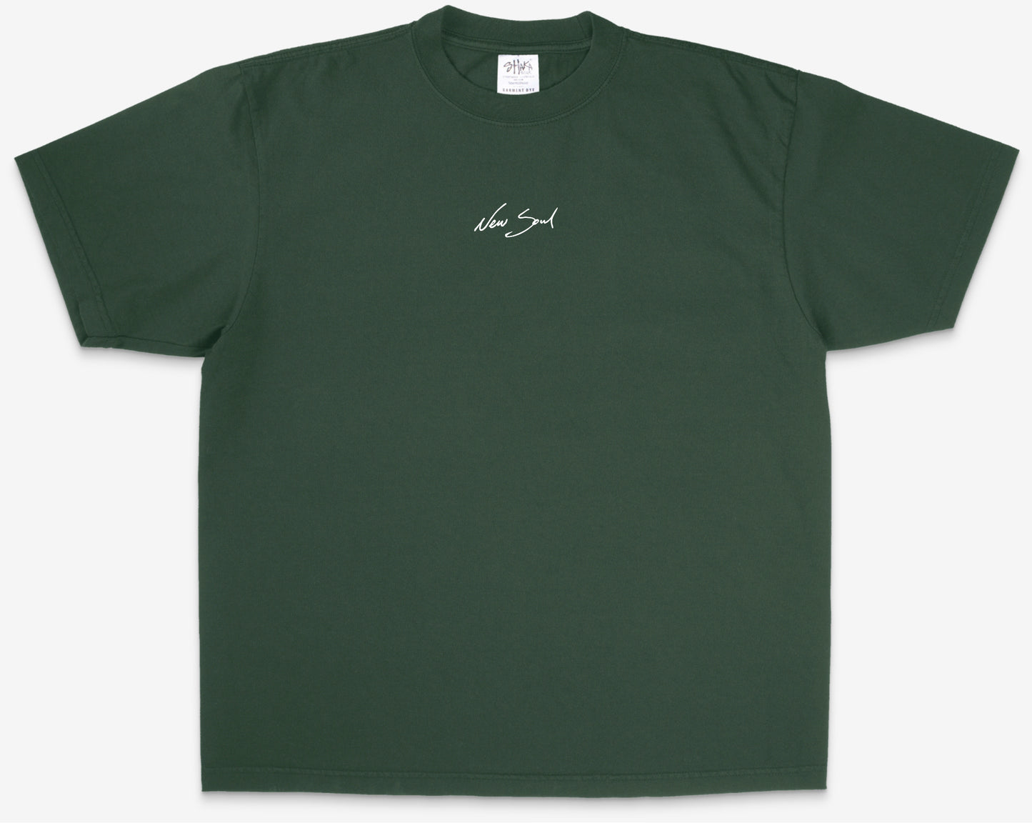 Forest t-shirt with a small logo on a white background
