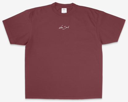 Clay t-shirt with a logo on a white background