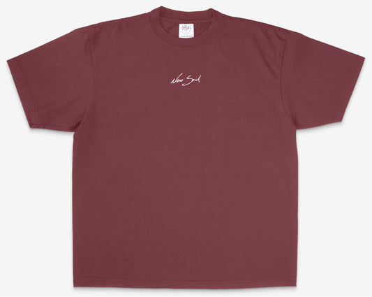 Clay t-shirt with a logo on a white background