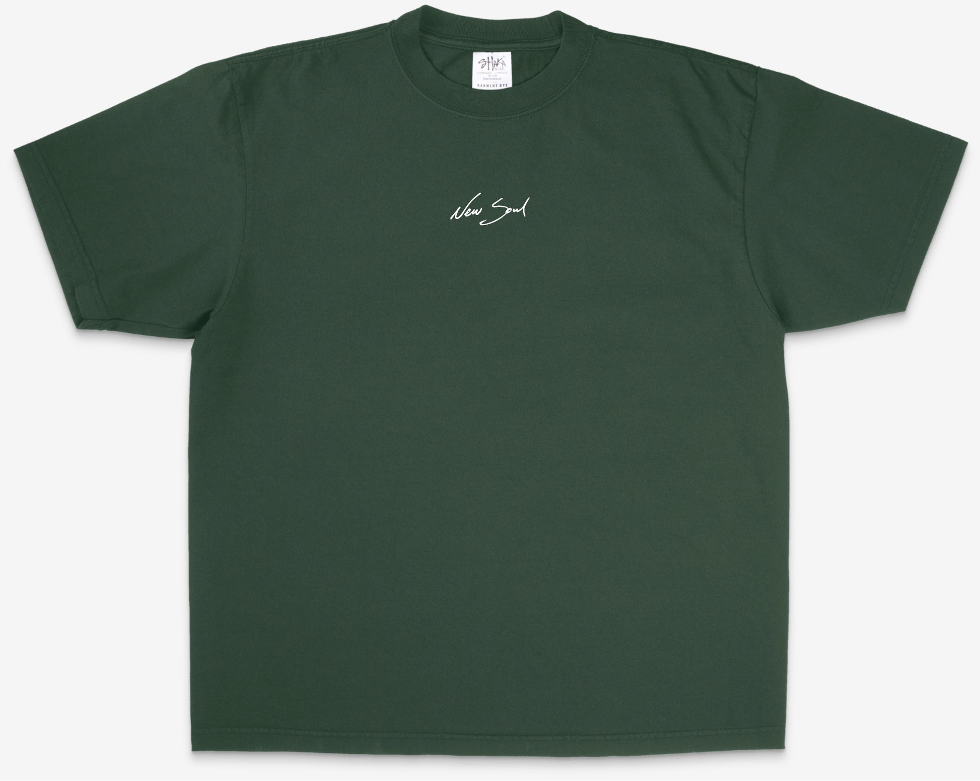 Forest t-shirt with a small logo on a white background